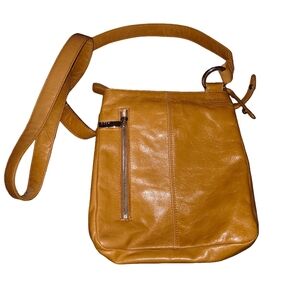 HOBO Tan Leather Crossbody Bag